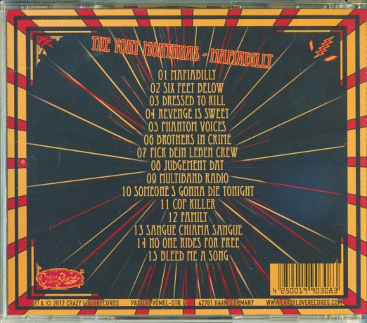 Tony Montanas: Mafiabilly [CD]