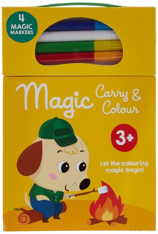 Magic Carry Colour 3+ Yellow Dog [KSIĄŻKA]