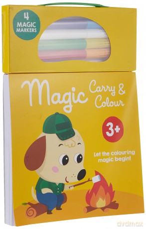 Magic Carry Colour 3+ Yellow Dog [KSIĄŻKA]