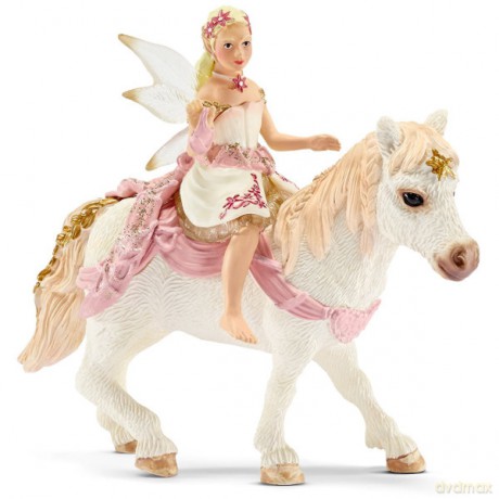 SCHLEICH Delikatna Lily elf i kucyk