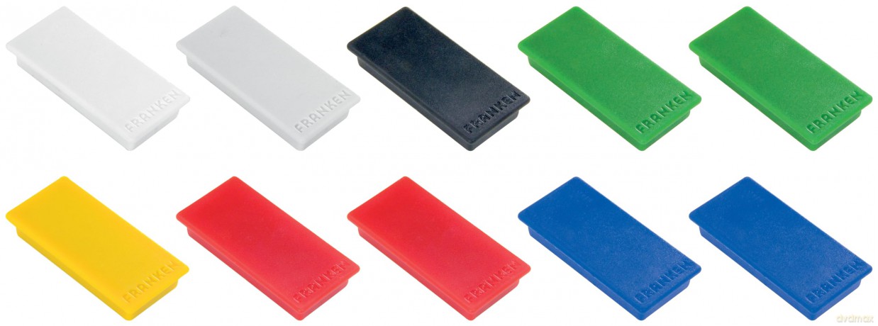 Magnet 23x50mm sort. VE=10 Stk