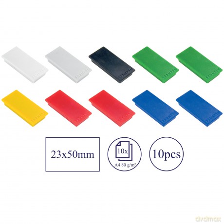 Magnet 23x50mm sort. VE=10 Stk