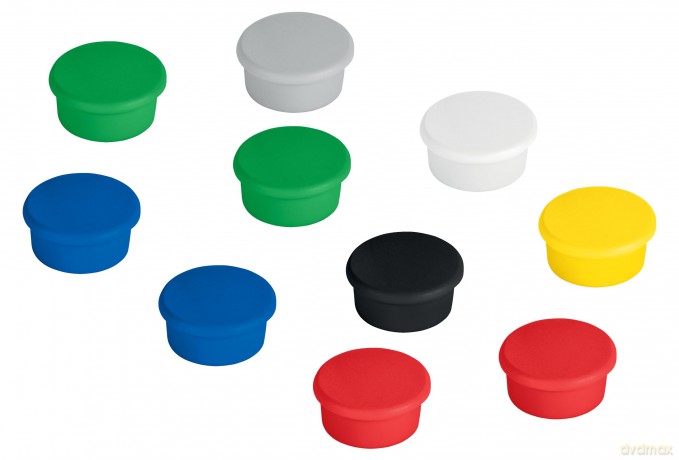 Magnet D:13mm sort.VE=10 Stk.
