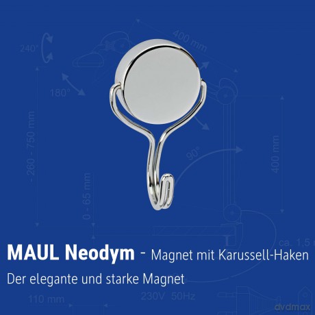 Magnet Karussell-Haken silber