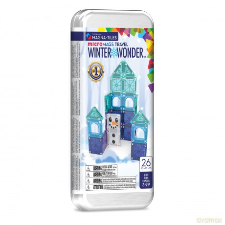 Magnetische Tegels - Travel Set - Winter Wonder - 26 stuks