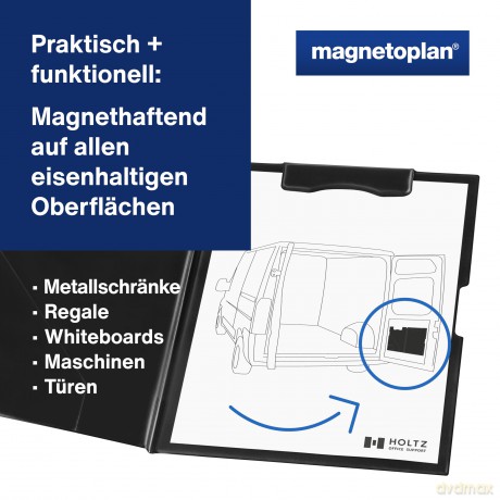 Magnetoplan: magnetoplan Klemmbrettmappe 1131612 DIN