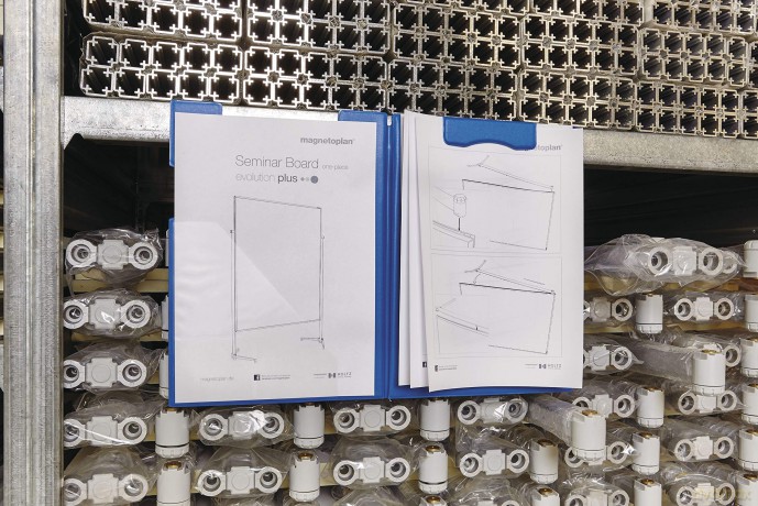 magnetoplan Klemmbrettmappe blau