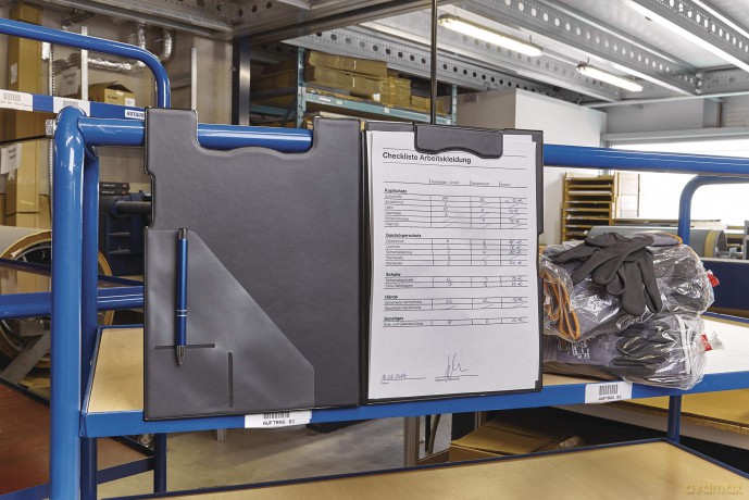 magnetoplan Klemmbrettmappe blau