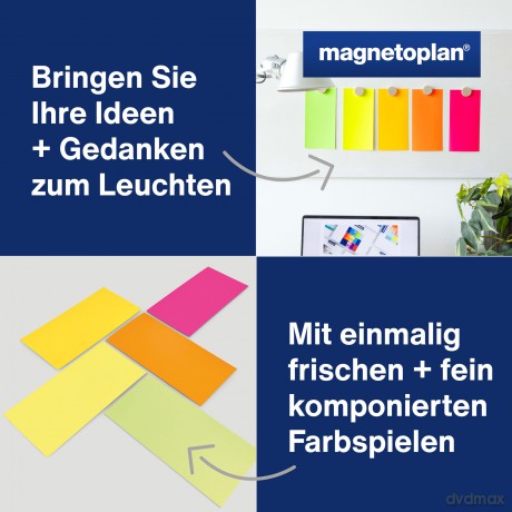 Magnetoplan: magnetoplan Moderationskarten Neon farbs