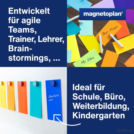 Magnetoplan: magnetoplan Moderationskarten Rainbow fa