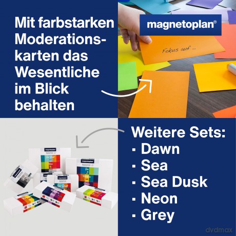 Magnetoplan: magnetoplan Moderationskarten Rainbow fa