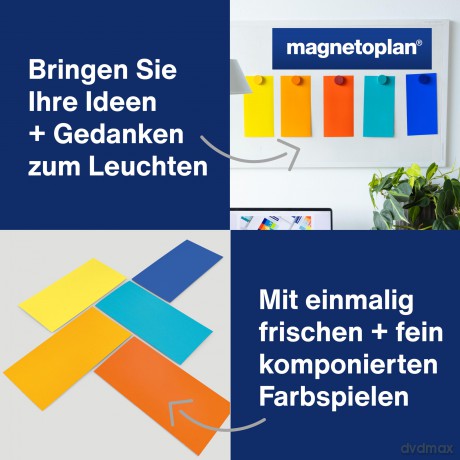 Magnetoplan: magnetoplan Moderationskarten Rainbow fa