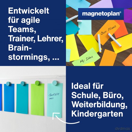 Magnetoplan: magnetoplan Moderationskarten Sea farbso