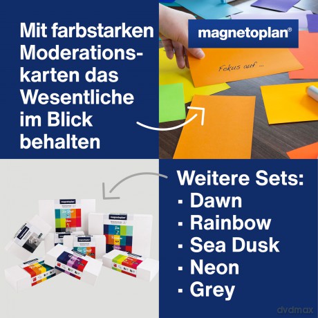 Magnetoplan: magnetoplan Moderationskarten Sea farbso