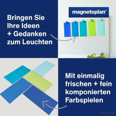 Magnetoplan: magnetoplan Moderationskarten Sea farbso