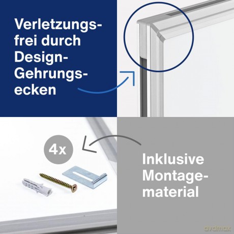 Magnetoplan: magnetoplan Whiteboard 90,0 x 60,0 cm we