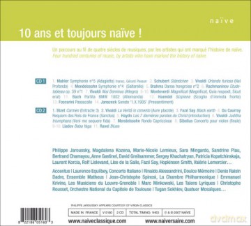 10 Ans Et Toujours Naive!: Mahler,Schubert,Vivaldi [2CD]