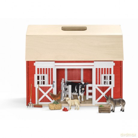 SCHLEICH Przenośna stodoła