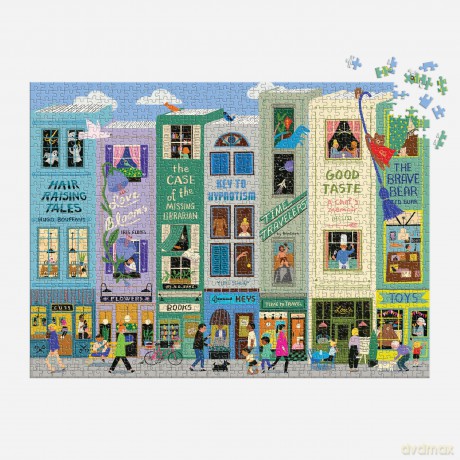 Main Street Books 1000 Piece Puzzle [KSIĄŻKA]