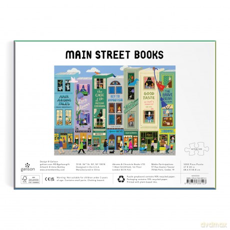 Main Street Books 1000 Piece Puzzle [KSIĄŻKA]