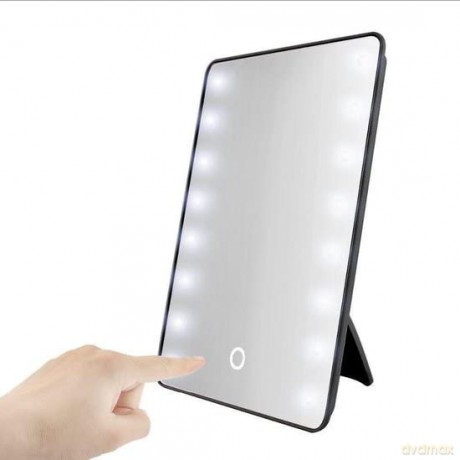 Make-up spiegel 16 LED dimbaar zwart