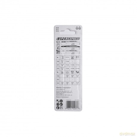 makita B-06292 Stichsgebltter-Set 3-te