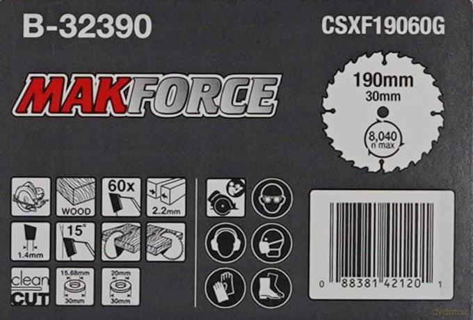Makita: makita B-32390 MAKFORCE Kreissgeblatt 1