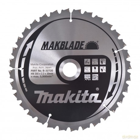 Makita: makita B-32720 Kreissgeblatt 255,0 mm,