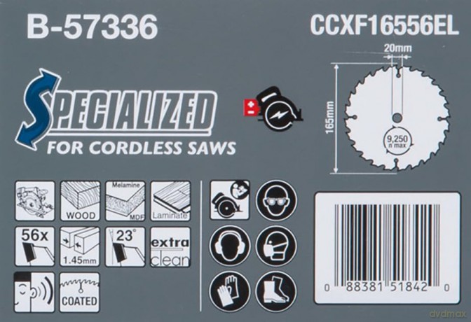makita B-57336 EFFICUT Kreissgeblatt fź