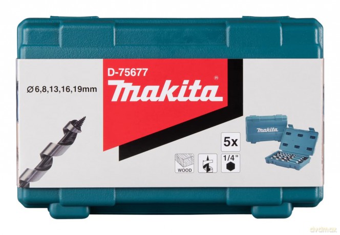 Makita: makita D-75677 Schlangenbohrer-Set, 5-te