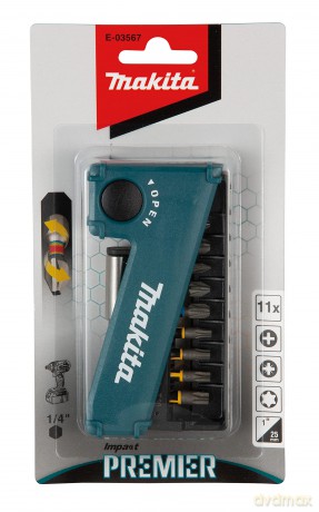 Makita: makita E-03567 Bit-Set, 11-teilig