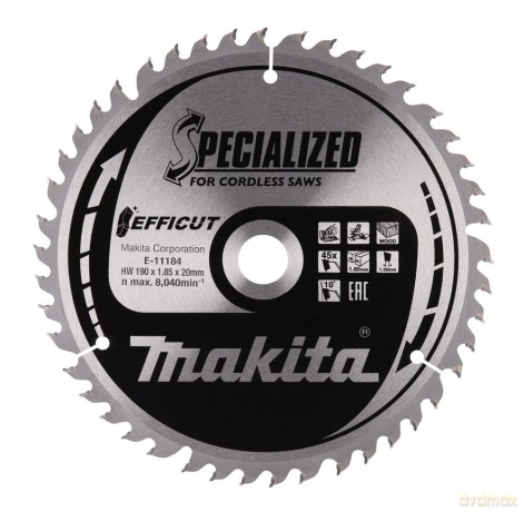 Makita: makita E-11184 Kreissgeblatt 190,0 mm,
