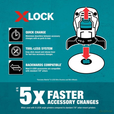 Makita: makita Schruppscheibe X-Lock E-00393