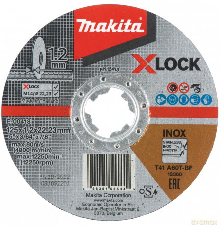 Makita: makita Trennscheibe X-Lock E-00418