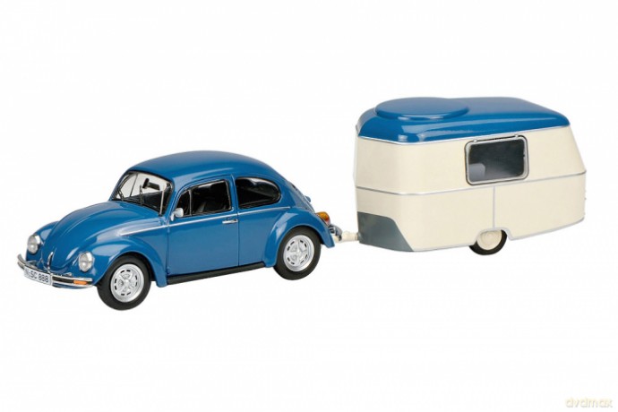 SCHUCO Volkswagen Kfer 1200 with Eriba