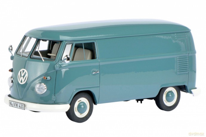 SCHUCO Volkswagen T1 Box Van (dove blue)