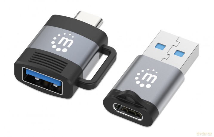 MANHATTAN 2er Set USB-C auf USB-A USB-A