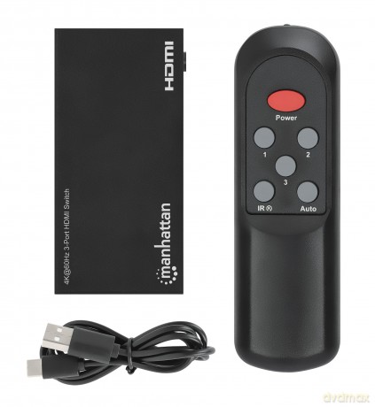 MANHATTAN 4K 60Hz 3-Port HDMI-Switch