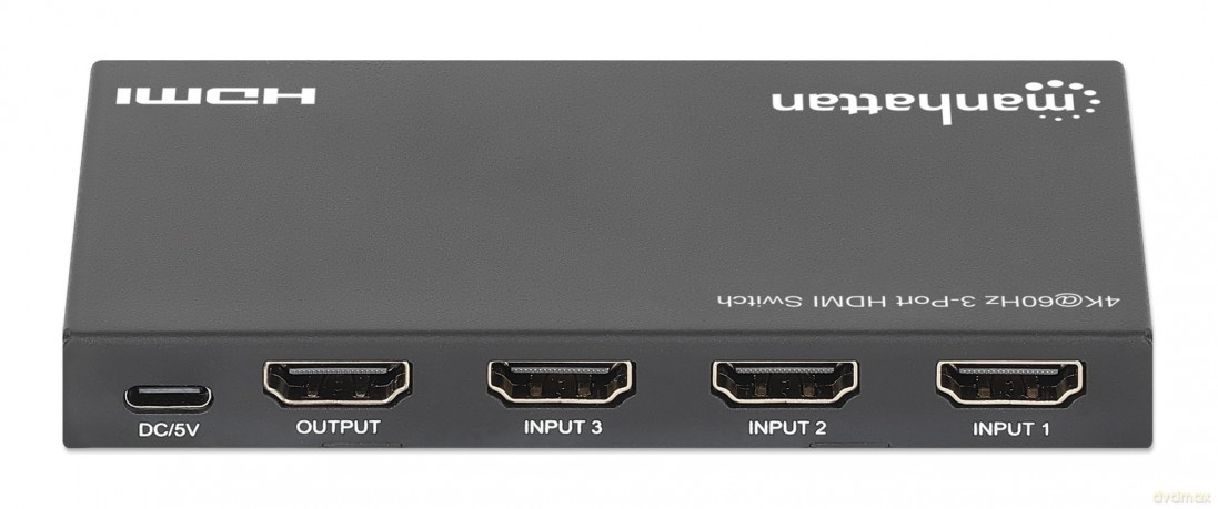 MANHATTAN 4K 60Hz 3-Port HDMI-Switch