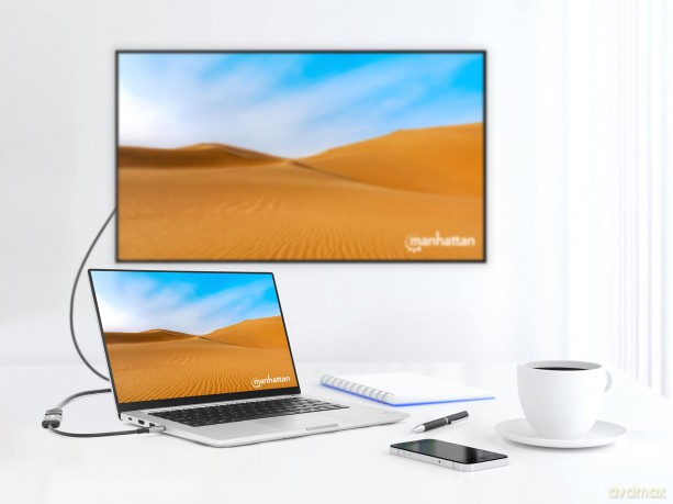 MANHATTAN 4K@60Hz USB 3.2 Typ C auf HDMI