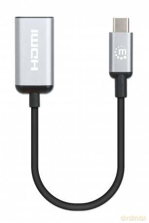 MANHATTAN 4K@60Hz USB 3.2 Typ C auf HDMI