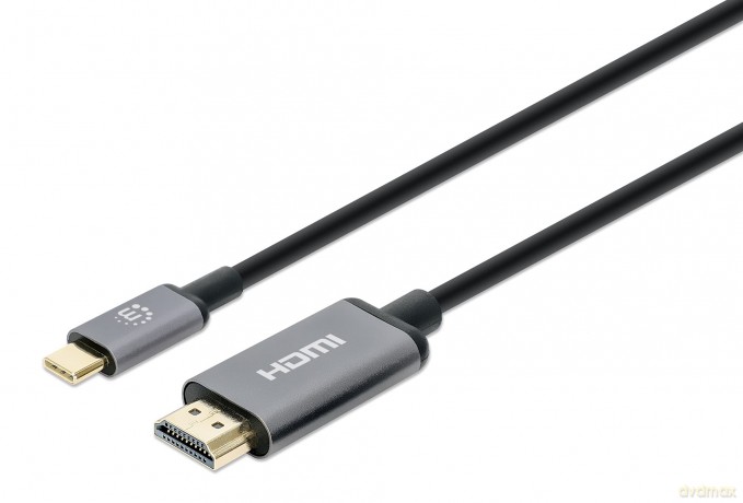 MANHATTAN 4K@60Hz USB-C auf HDMI-Kabel S