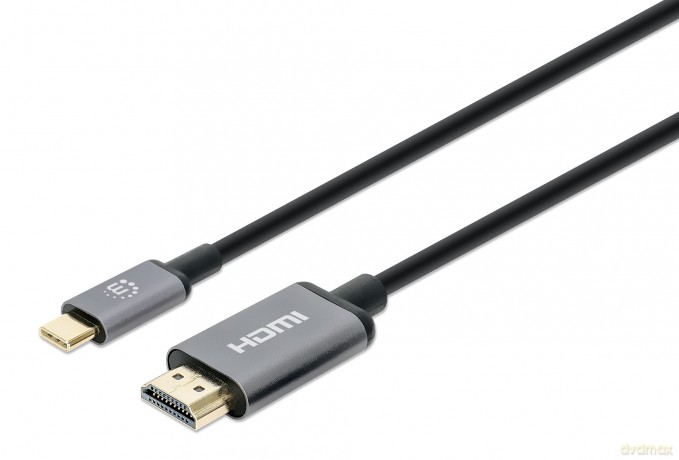 MANHATTAN 4K60Hz USB-C auf HDMI-Kabel St