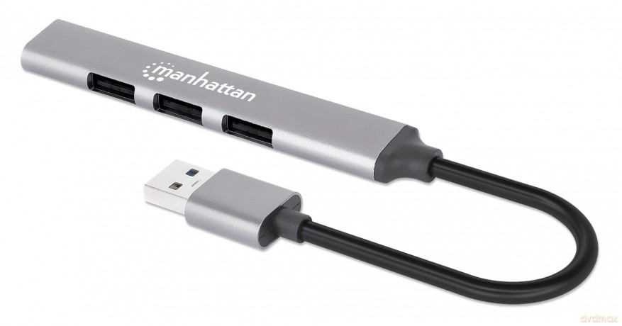 MANHATTAN 4Port USB-A Hub 3x480Mbit/s 1x