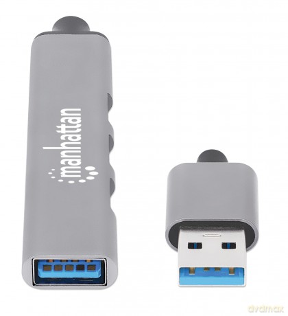 MANHATTAN 4Port USB-A Hub 3x480Mbit/s 1x