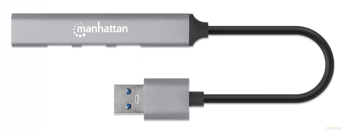 MANHATTAN 4Port USB-A Hub 3x480Mbit/s 1x