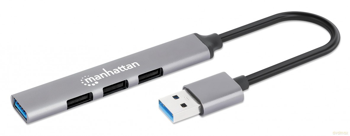 MANHATTAN 4Port USB-A Hub 3x480Mbit/s 1x