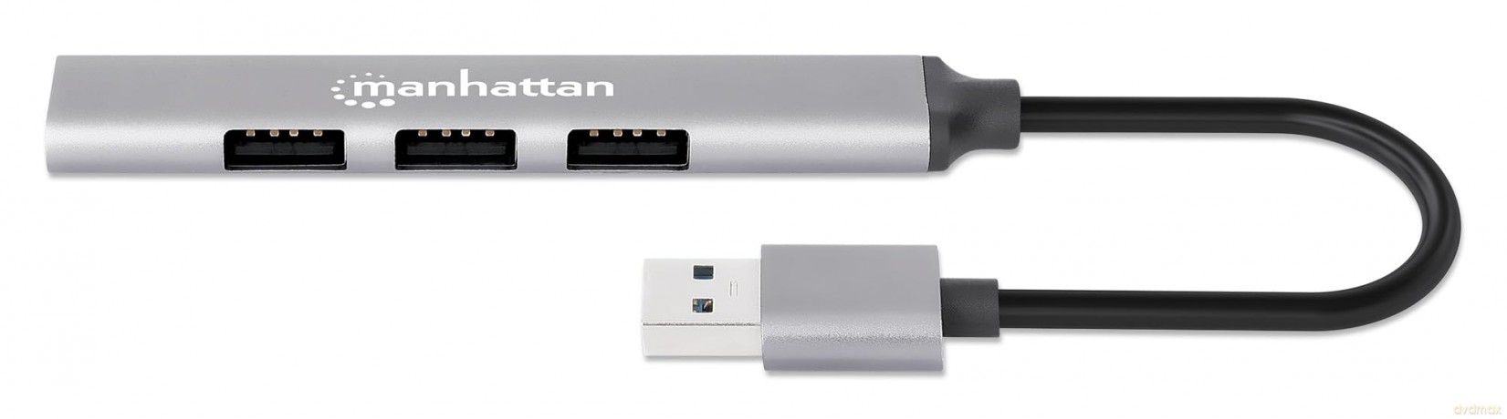 MANHATTAN 4Port USB-A Hub 3x480Mbit/s 1x