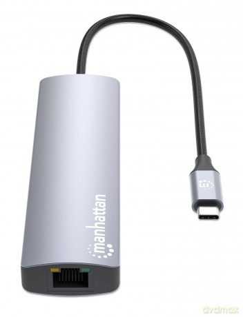 MANHATTAN 6-in-1 4K USB-C Dockingstation