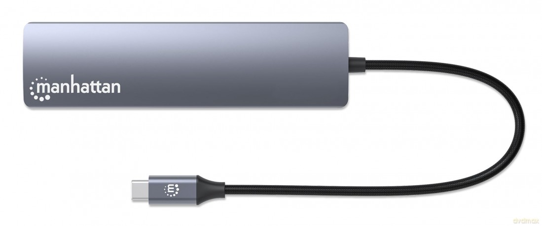 MANHATTAN 6-in-1 4K USB-C Dockingstation